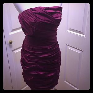 Express strapless cocktail dress.